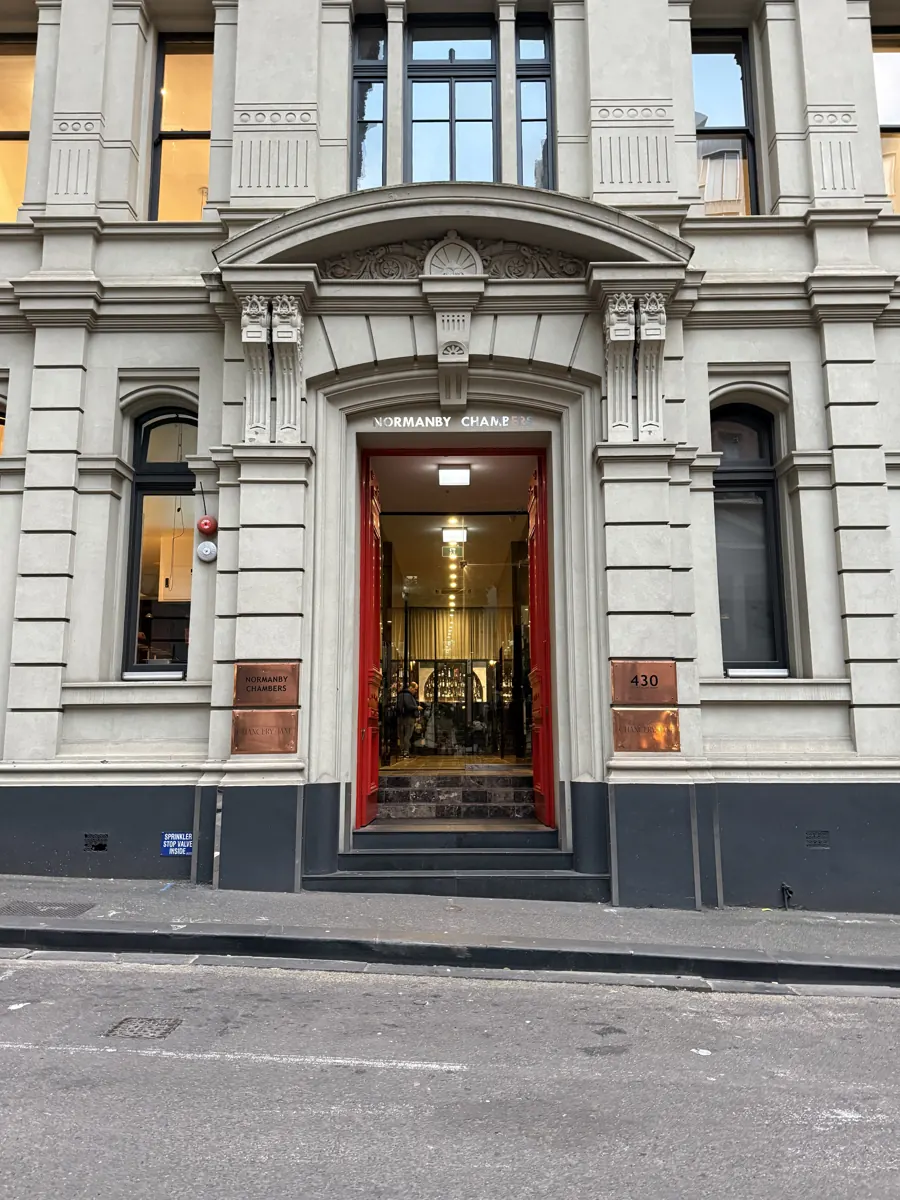 Stone entrance of a heritage building hosting the event